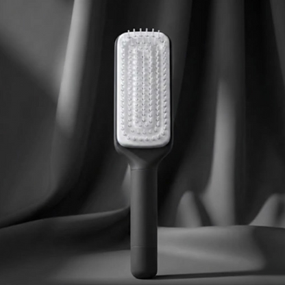 NOVIA Pure – Samoczyszcząca Szczotka do Włosów z Funkcją Masażu
